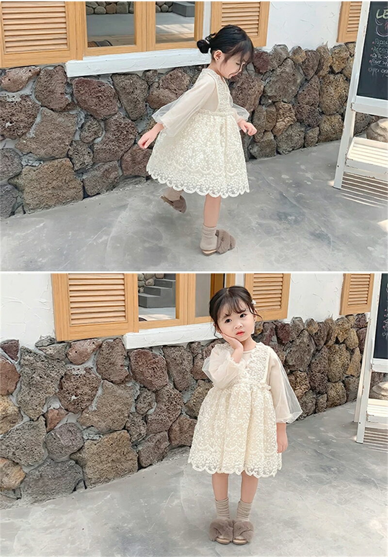 ワンピース キッズ レースワンピース 膝丈 ベビー服 女の子 ドレス チュール ワンピース ベビードレス 結婚式 セレモニードレス 子供服 フォーマル 子供 ドレス 可愛い 長袖 チュールドレス パーティー卒園式 誕生日会 七五三 子ども服 出産祝い 撮影用