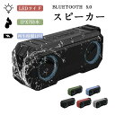 スピーカー Bluetooth5.0 ワイヤレス 高音質 スピーカー ブルートゥーススピーカー IPX7 防水スピーカー 内蔵マイク 有線・無線接続 防水 小型 12h連続再生 TWS対応 お風呂 浴室 キッチン 多機能 おしゃれ(2)