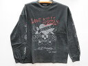 エド ハーディー ピグメント加工長袖Tシャツ　 ED HARDY アメカジ タトゥー