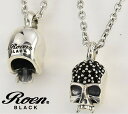 RoenBLACK ロエン アクセサリー スカル ネックレス シルバー925 ブラス RO-005(4)
