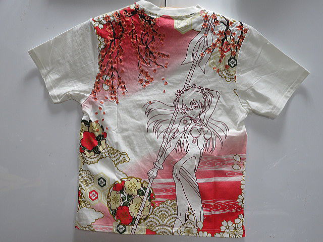 エヴァンゲリヲンX錦コラボ 半袖Tシャツ　アスカ　EVA×NISHIKI