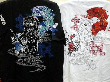 エヴァンゲリオンX錦コラボ 半袖Tシャツ　式波アスカ扇桜　EVA ×NISHIKI【コンビニ受取対応商品】