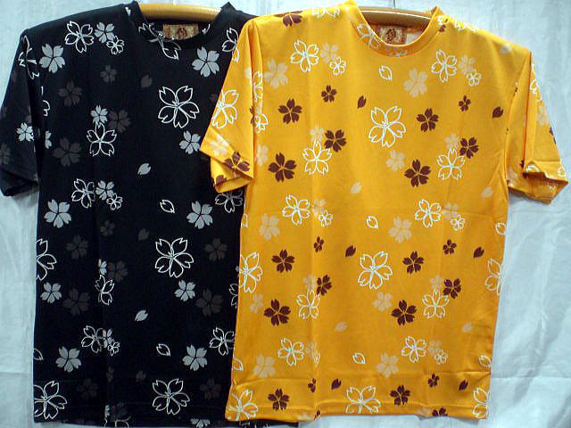 錦和柄半袖Tシャツ桜プリントNIS...