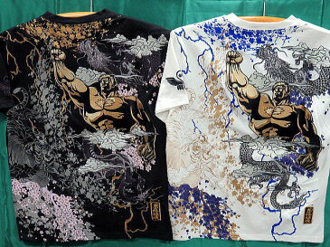 絡繰魂 粋 × 北斗の拳　龍虎×ラオウ 半袖Tシャツ 35th Anniversary【コンビニ受取対応商品】