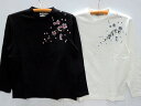 絡繰魂 桜流水刺繍 長袖Tシャツ カラクリ魂 和柄