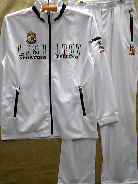 レシュロンスポーツ　ジャガードストライプ　ジャージ上下セット　LESHURON SPORTS【コンビニ受取対応商品】