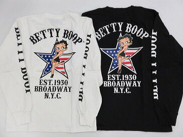 BETTY BOOP 長袖Tシャツ　ベティ【コンビニ受取対応商品】