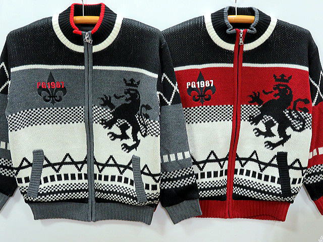 パジェロ 　ジップアップ　セーター　 PAGELO