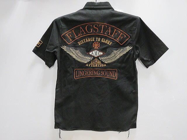 Flag Staff アメカジ 半袖シャツ ウイング刺繍 フラッグスタッフ