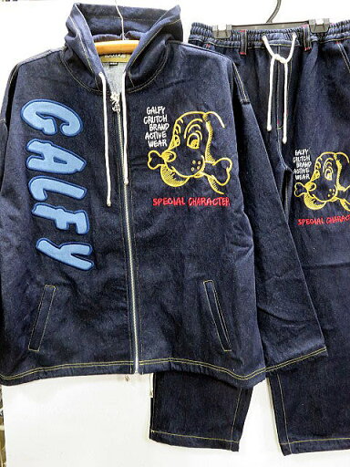 GALFY ガルフィ デニム上下セット 【代引不可商品】 GALFY ガルフィ デニム上下セット 【代引不可商品】