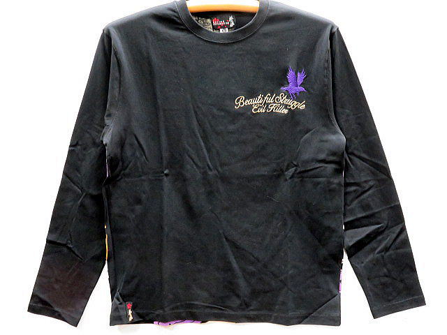 抜刀娘　凛 鴉天狗　長袖Tシャツ　絡繰魂