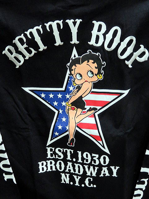 BETTY BOOP 長袖Tシャツ　ベティ【コンビニ受取対応商品】