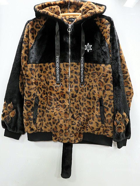 PSYCHO NATION 猫耳ファーフード ブルゾン サイコネーション