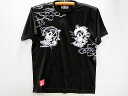 PANDIESTA JAPAN 半袖Tシャツ 風神雷神パンダ プリント パンディエスタ