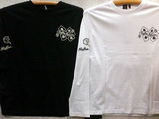 Ruffian Detinition 長袖Tシャツ スカルハット発泡プリント ディアブロス 【コンビニ受取対応商品】