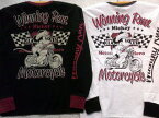 LOWBLOW KNUCKLE　X ディズニー　長袖TシャツWINNING RUN MICKEY　ローブローナックル