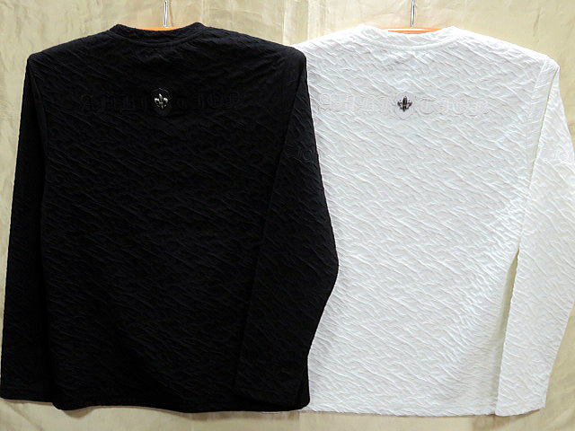 大きいサイズ　BE AMBITION 長袖Tシャツ 百合ワッペン＆ロゴ　ビーアンビション【コンビニ受取対応商品】