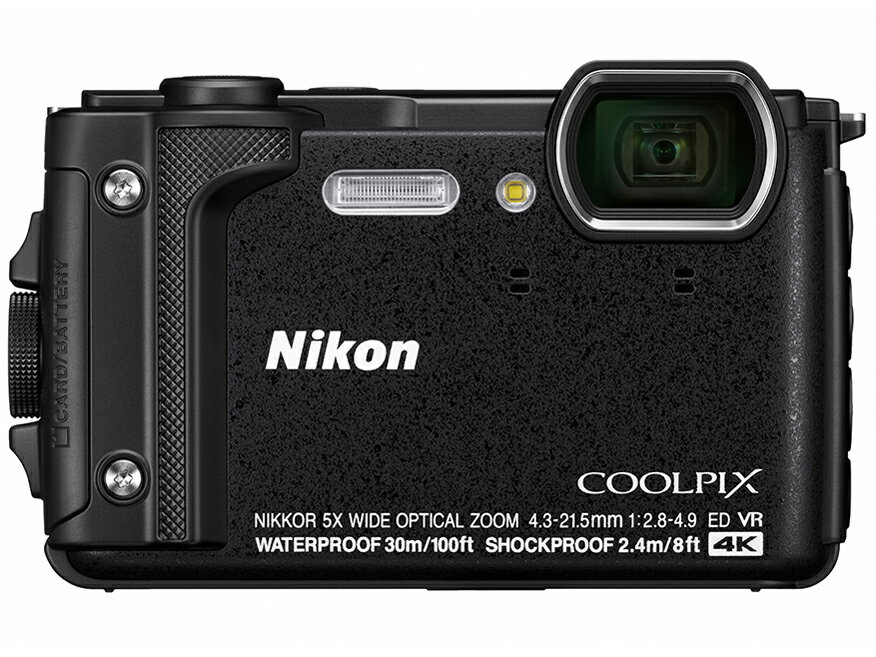 Nikon デジタルカメラ COOLPIX W300 クールピクス ブラック 防水 耐寒 防塵新品 送料無料