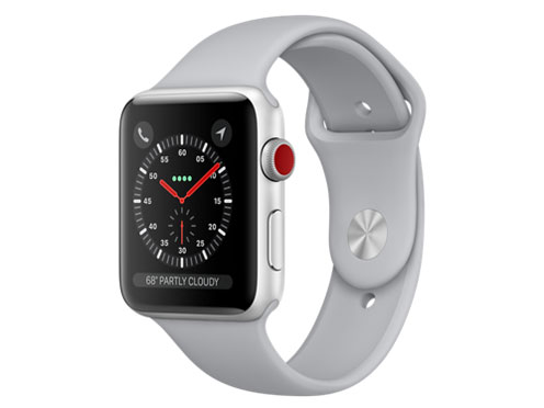 Apple Watch Series 3 GPS+Cellularモデル 42mm MQKM2J/A フォッグスポーツバンド 新品 送料無料