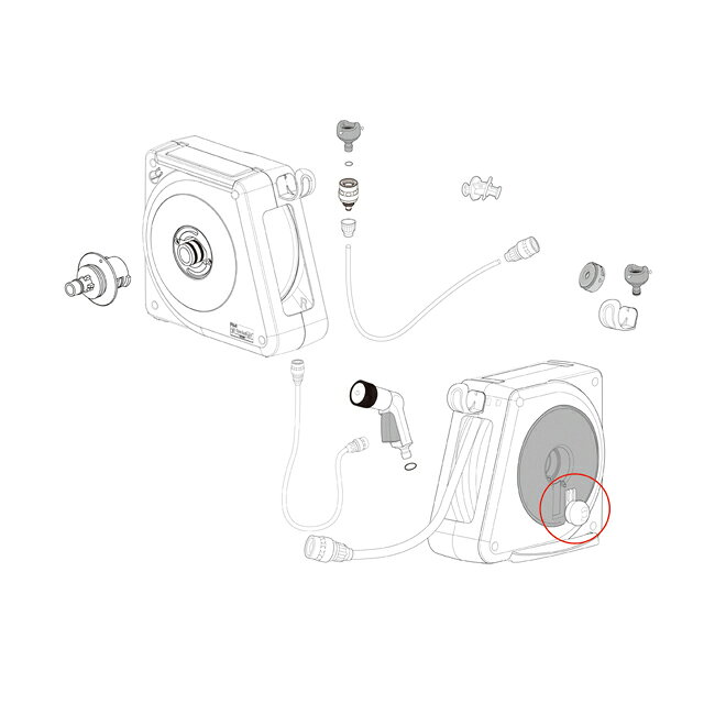 交換用部品 オーロラNANO用ハンドルセット QR0005 タカギ takagi 公式