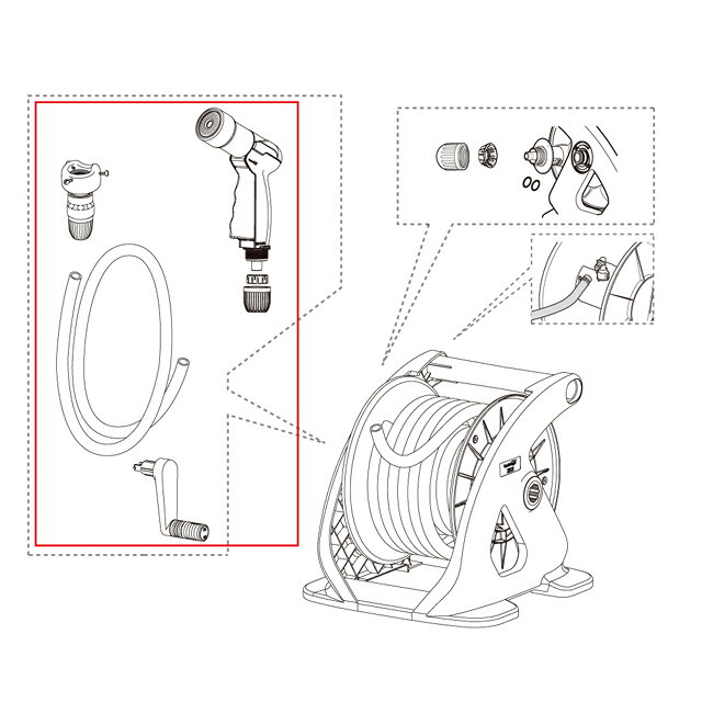 交換用部品 1.2mセットφ12ツイスター(NB) QR0022 タカギ takagi 公式