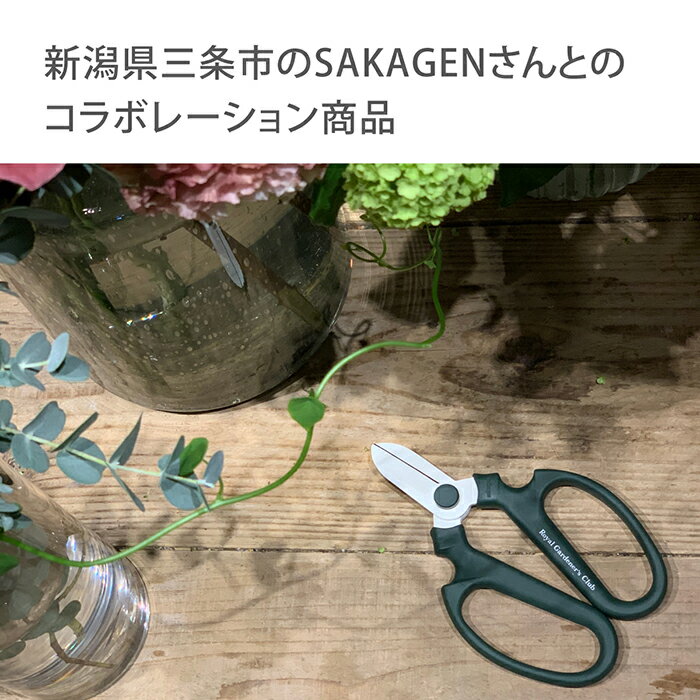 ロイヤルガーデナーズクラブ 剪定ばさみ 生花はさみ グリーン おしゃれ VSISK001