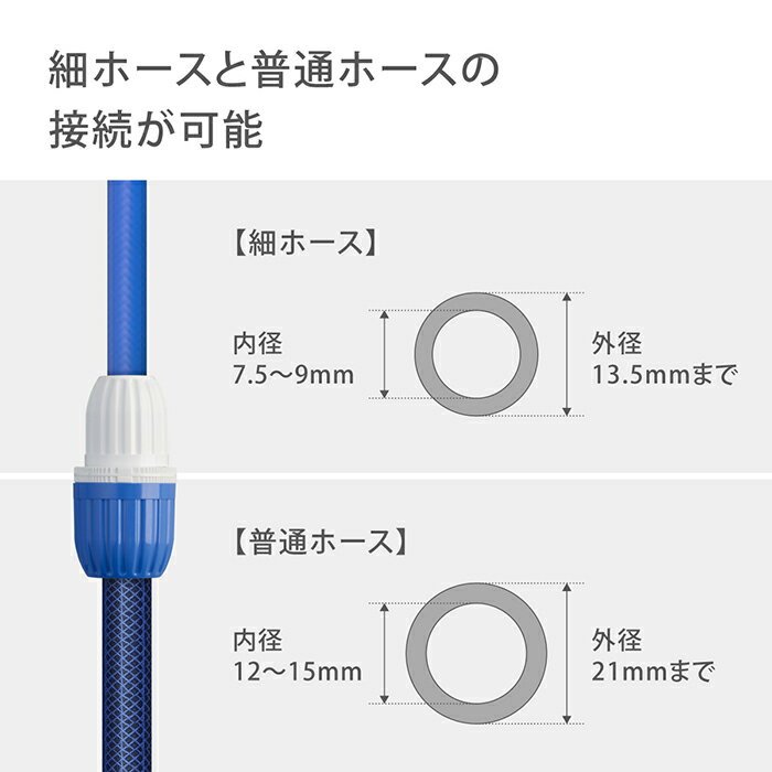 ホースジョイント スリム異径ジョイント G006SH タカギ takagi 公式 【安心の2年間...