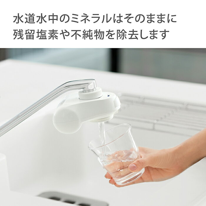 タカギ 蛇口直結型浄水器 ナチュラル H780E2（カートリッジ2個）の写真3