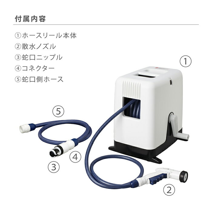ホースホースリールBOXYツイスターホース20m内径12mmおしゃれおすすめ園芸家庭菜園洗車掃除RC220TNBタカギtakagi公式【安心の2年間保証】