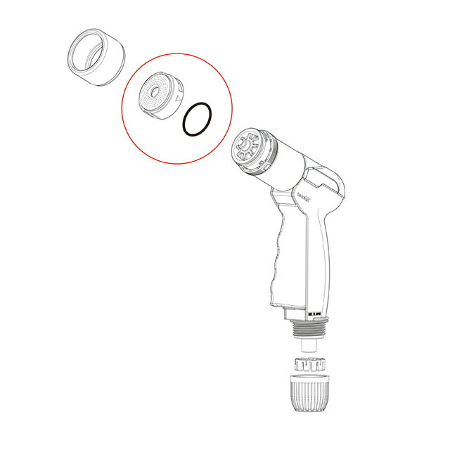 交換用部品 スクリーンセット(スクリーンSN、Oリング) XGZ0051 タカギ takagi 公式 2