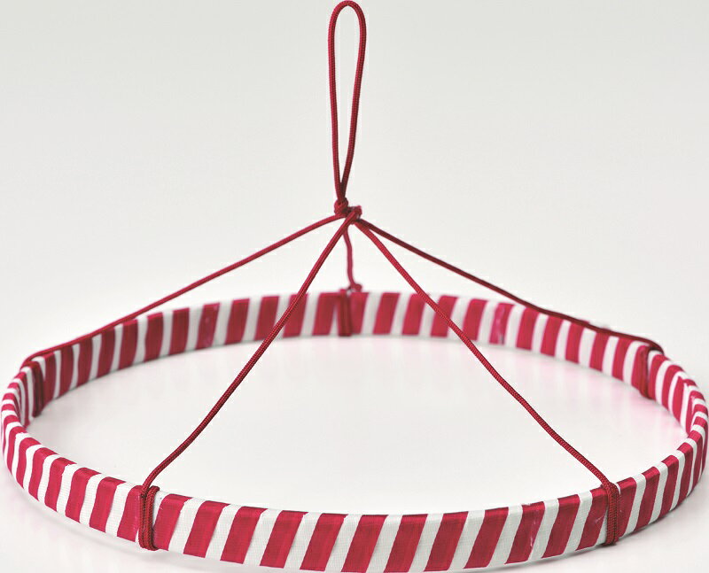 つるし紐付き紅白リング [TR-25]　【パナミ手芸メーカー直販　タカギ繊維】