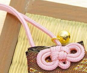 めがねお守り房（ピンク）【手芸　クラフト　手作り　　材料　パナミ　タカギ繊維　房　お守り】　【パ..