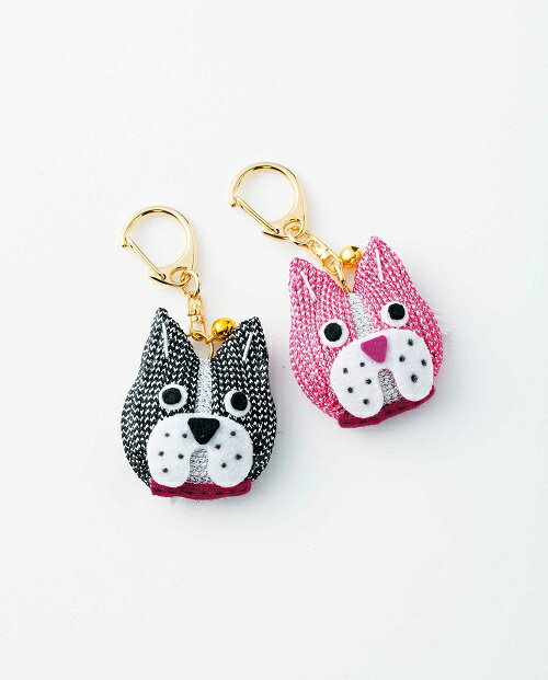 コーヒーミルク容器で作る“エコキーホルダー”[TC-99 (イヌ)]　【パナミ手芸メーカー直販　タカギ繊維】