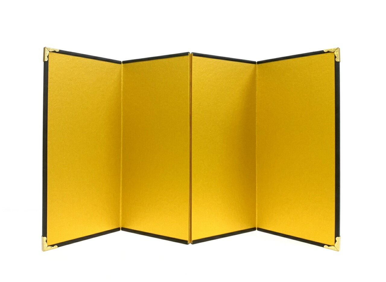 金屏風 (4曲) [NF-4007]　【パナミ手芸メーカー直販　タカギ繊維】