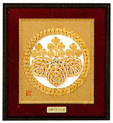 家紋シリーズ [No.14 (中輪に五三の桐)]　【パナミ手芸メーカー直販　タカギ繊維】