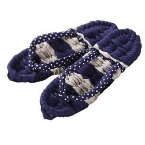 健康布ぞうり“やんわり”パート2 [YW-7(青)]　【パナミ手芸メーカー直販　タカギ繊維】