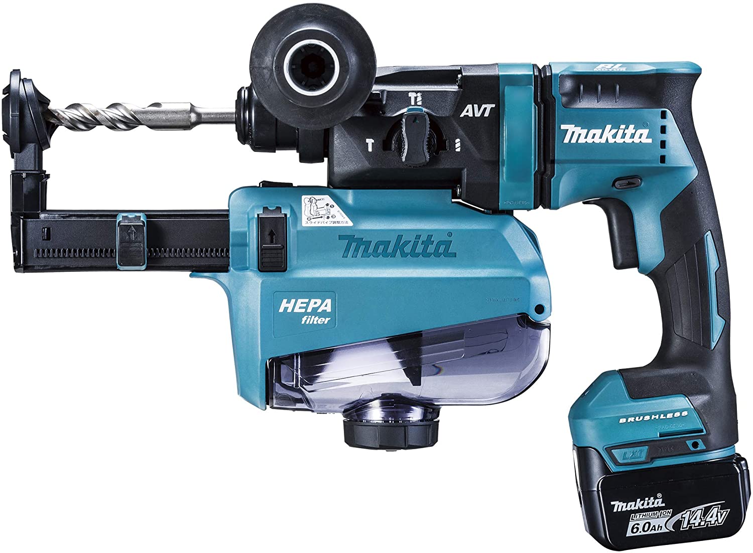 マキタ(makita) HR181DRGXV 充電式ハンマードリル 青 18mm 14.4V 6.0Ah【集塵システム付き】