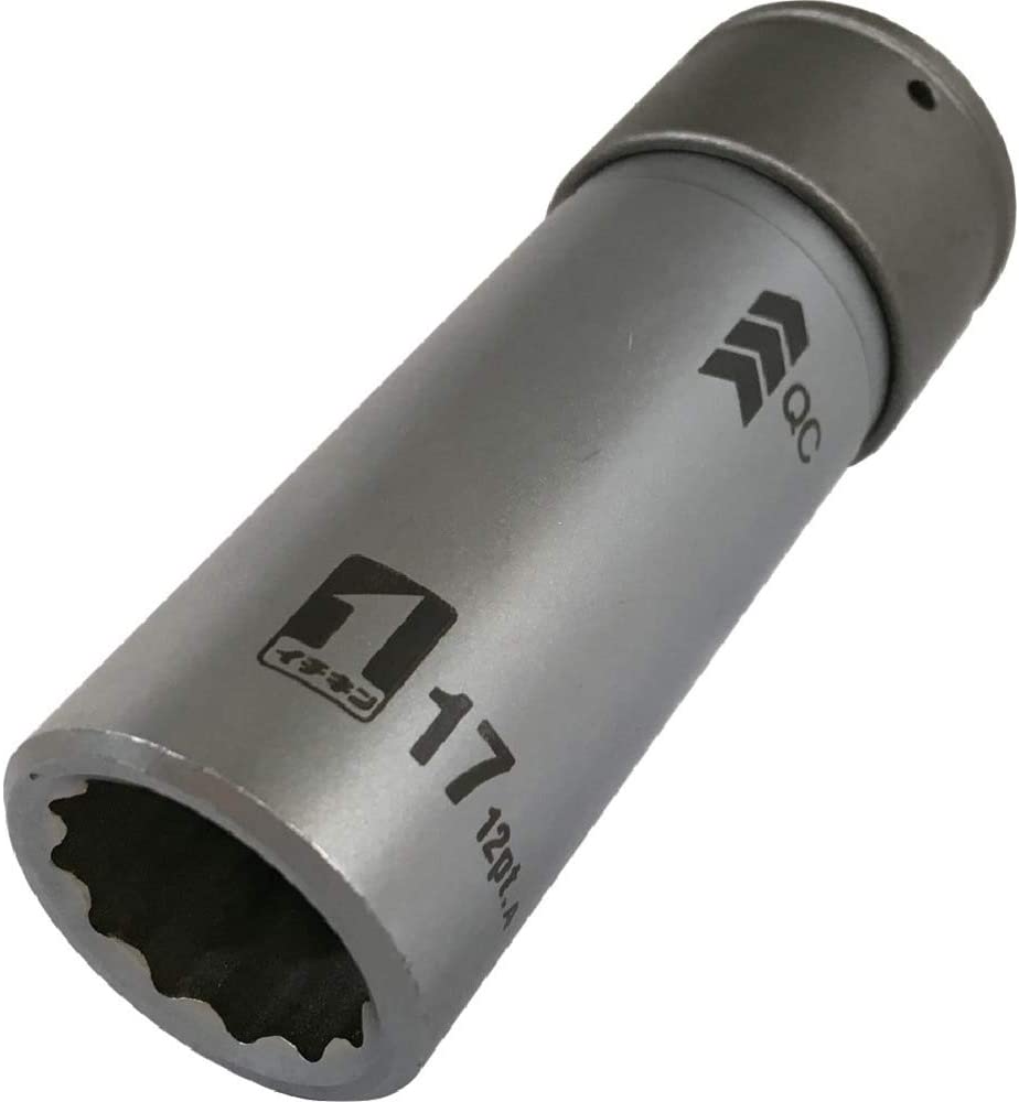 マストツール QCソケット シングル 17mm 12角 19801【IM-4W17-12K】差込角12.7