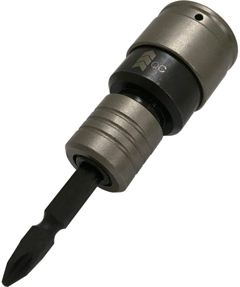 マストツール QC六角軸変換アダプター 19790【IM-4W2H-AP】差込角12.7