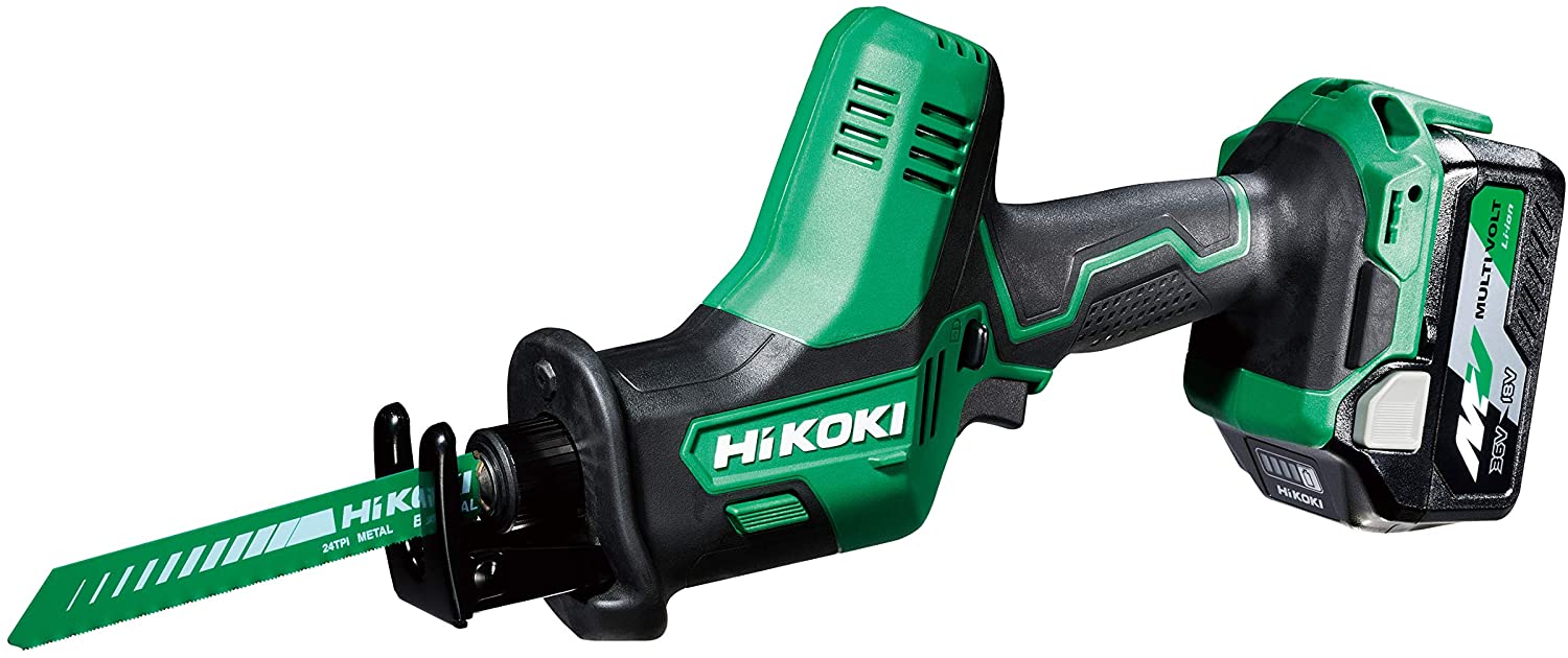 HiKOKI(ハイコーキ) CR18DA(XP) 充電式小型セイバーソー 18V 【バッテリー1個/充電式セット】 マルチボルト レシプロソーのサムネイル