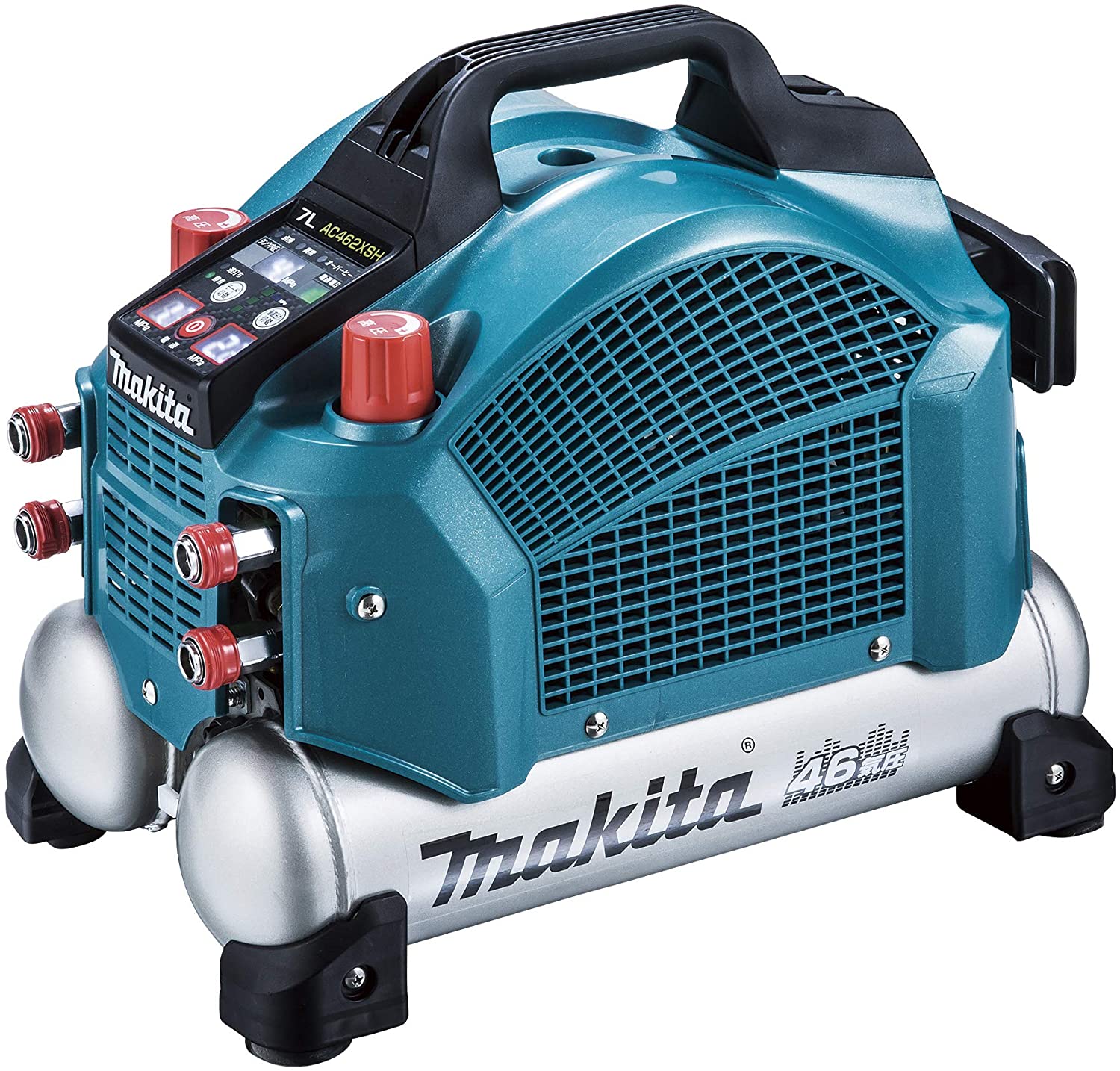 マキタ(makita) AC462XSH エアコンプレッサー タンク7L エア量322L 【メーカー2年間保証付き】高圧×4