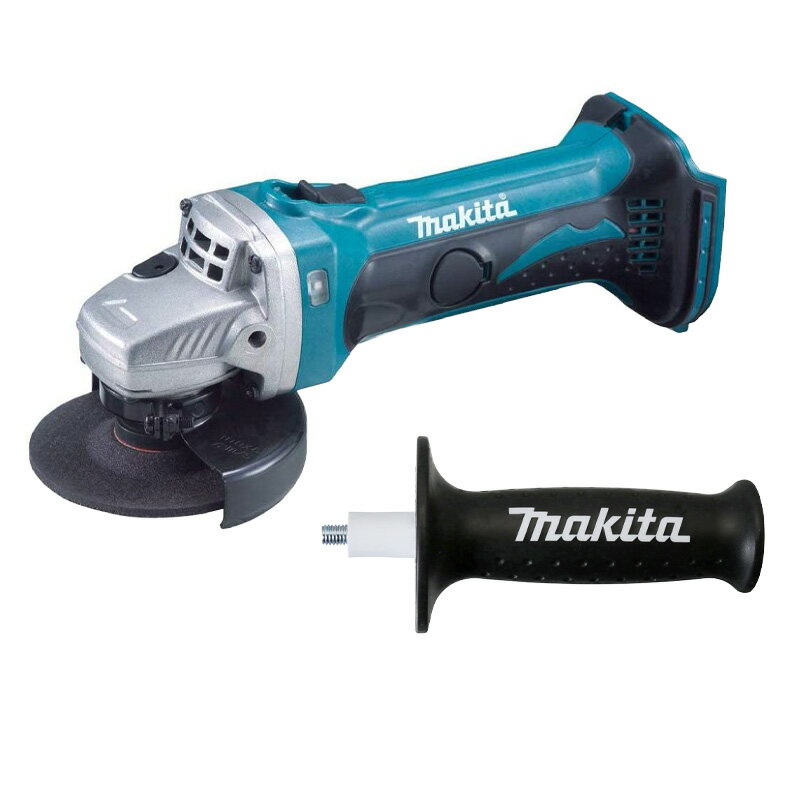 マキタ(makita)【GA402DZ+サイドグリップ(158237-4)】充電式ディスクグラインダー 本体のみ 18V (100mm)※