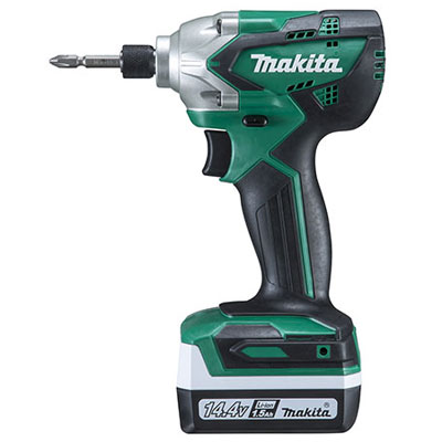 マキタ(makita) 充電式インパクトドライバー MTD001DSX 14.4Vバッテリー バッテリー2個/充電器/ケース付　DIY向けモデル