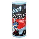 SCOTT(スコット)ショップタオル ブルーロール 55カット 65940 0054000751301