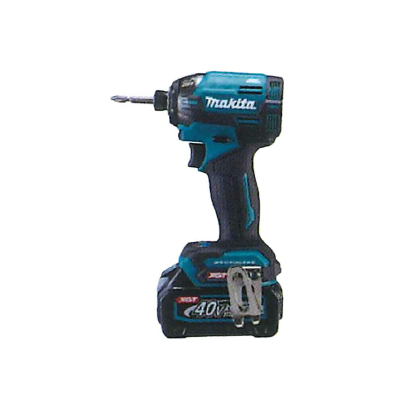 マキタ(makita) TD002GRDX 充電式インパクトドライバー 40V 2.5Ah 青【バッテリー/充電器セット】