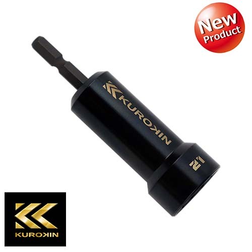 フジ矢 セミロングソケット 辺21（黒金） 512-21-BG