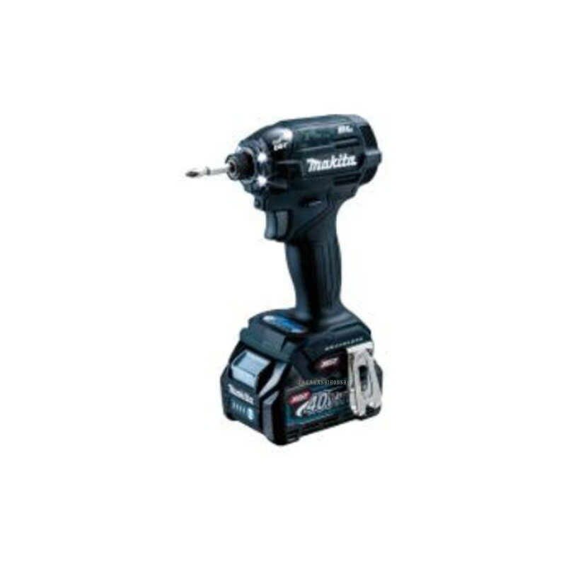 マキタ(makita) TD002GRDXB 充電式インパクトドライバー 40V 2.5Ah 黒【バッテリー/充電器セット】