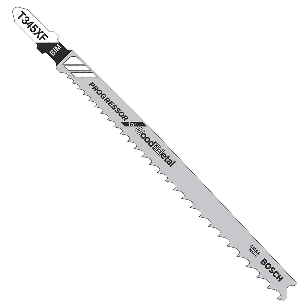 ボッシュ(BOSCH) T-345XF 多用途（金属・木材・プラスチック・釘の入った木材）高速切断【3本入り】 ジグソーブレード