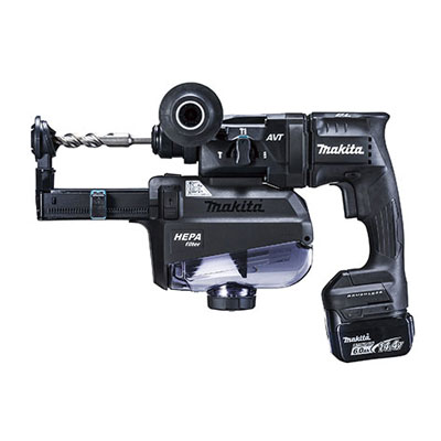 マキタ(makita) HR181DGXVB 充電式ハンマードリル 黒 18mm 14.4V 6.0Ah【集塵システム付き】