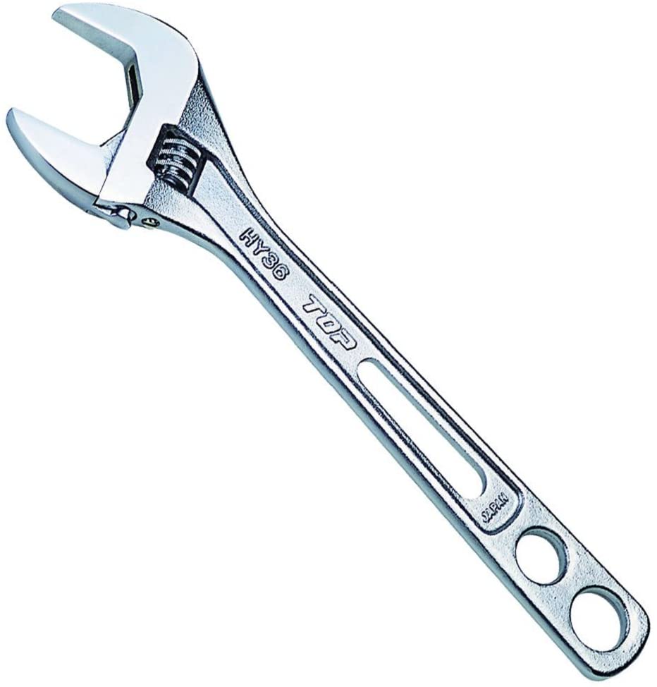 TOP工業(トップ工業) ワイドモンキレンチ(薄型軽量ワイドモンキレンチ) エコワイド8〜36mm HY-36 1個